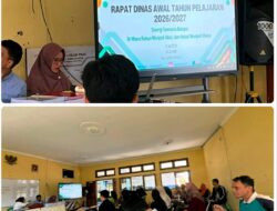 SMPN 1 PAMEUNGPEUK ADAKAN RAPAT DINAS TAHUN PELAJARAN 2026/2027