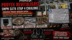 Proyek Revitalisasi SMPN Satap 4 Cibalong Diduga Tak Sesuai Spek