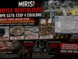 Proyek Revitalisasi SMPN Satap 4 Cibalong Diduga Tak Sesuai Spek
