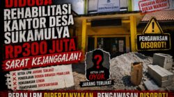 Proyek Kantor Desa Sukamulya Rp300 Juta Disorot, Pelaksana Sulit Dikonfirmasi
