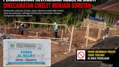 Tak Ada Papan Informasi, Proyek DAK Kober Al Mukty Disorot