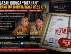 Ijazah Diduga “Ditahan”, Orang Tua Diminta Bayar Rp2,6 Juta